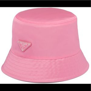 BRAND NEW PRADA Pink Nylon Hat